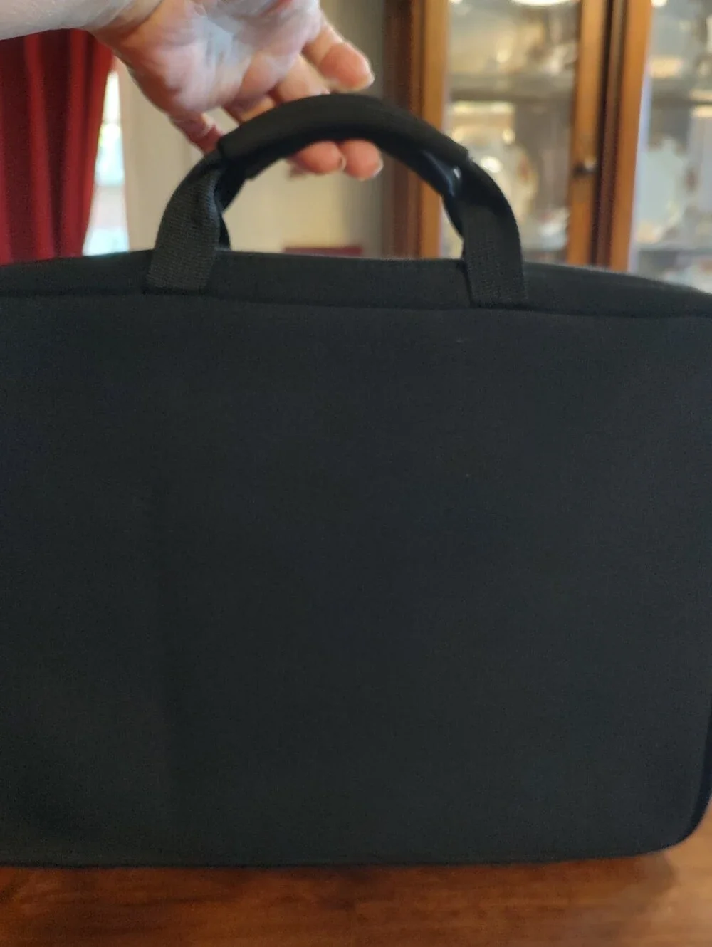 Targus Black Laptop Shoulder Briefcase with Gray Accents